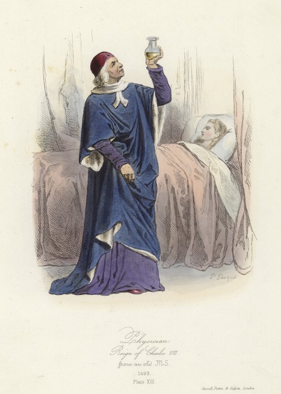 Læge, regeringstid af Charles VIII af Frankrig af French School