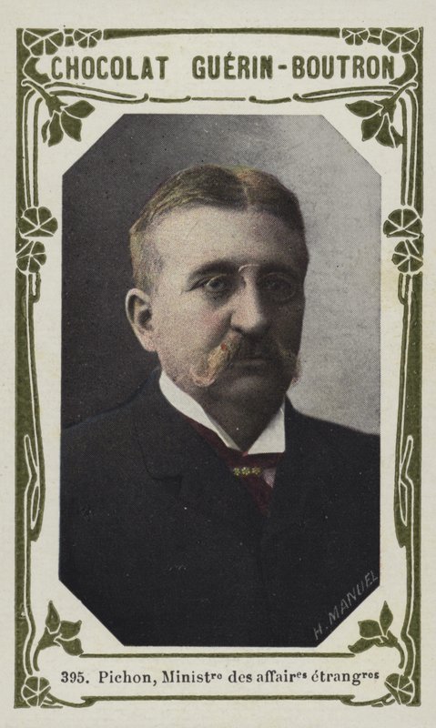 Pichon, udenrigsminister (farvet foto) af French School