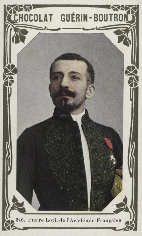 Pierre Loti, fra Academie-Francaise (farvet foto) af French School