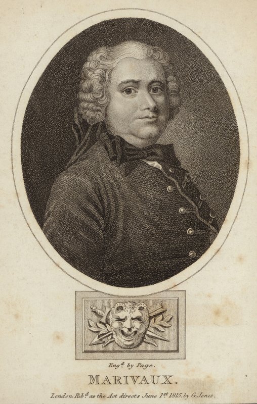 Pierre de Marivaux - fransk romanforfatter og dramatiker (1688-1763) af French School