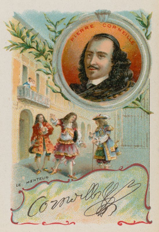 Dramatiker og dramatiker Pierre Corneille af French School