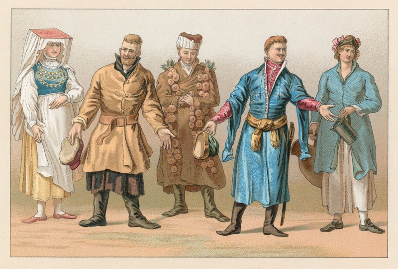 Polen kostume af French School