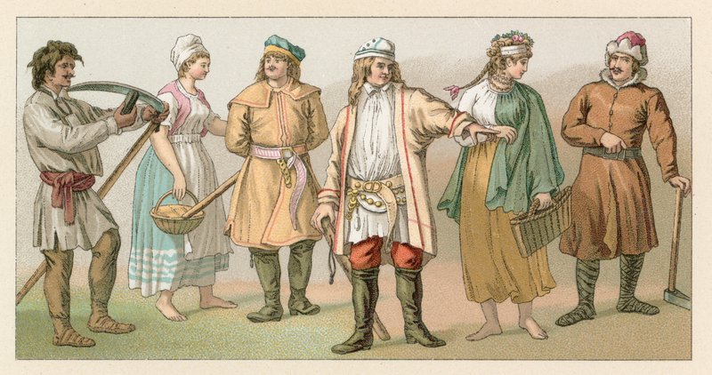 Polen kostume af French School