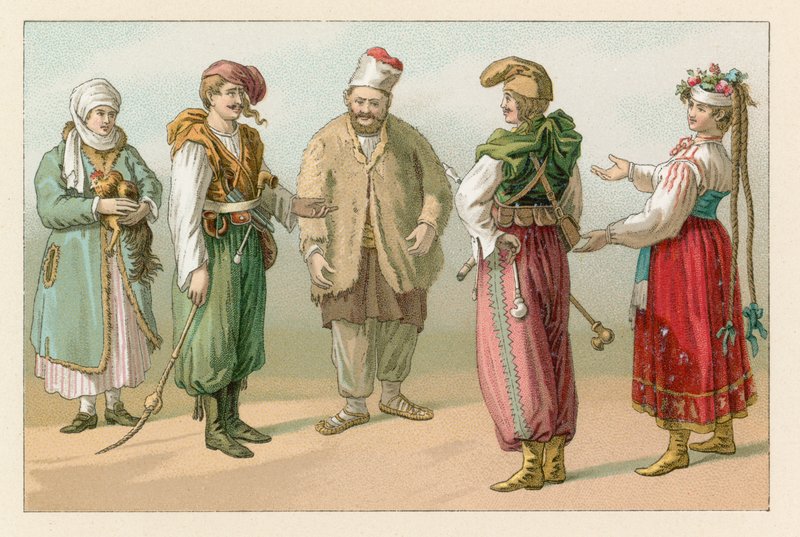 Polen kostume af French School