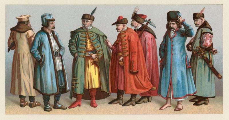 Polen Kostume af French School