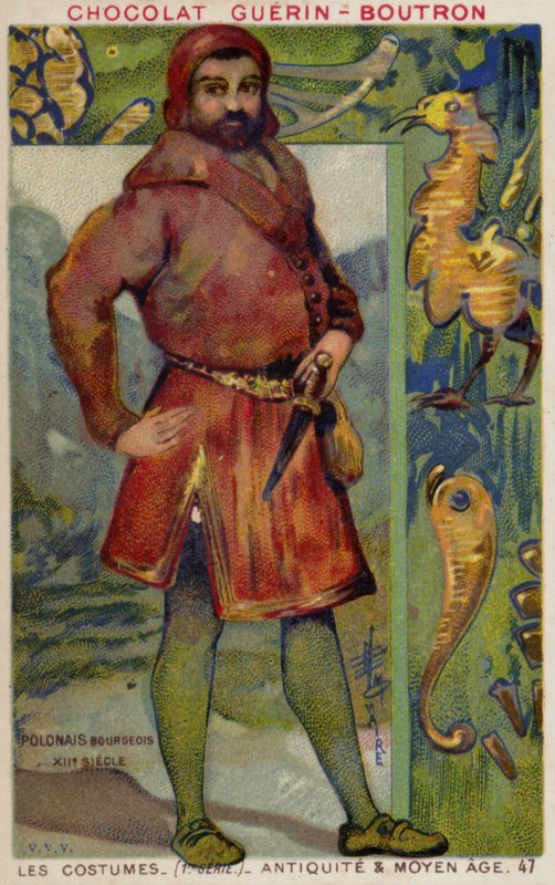 Polsk borgerlig kostume, 1100-tallet af French School