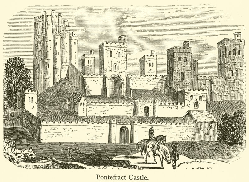 Pontefract Castle (gravering) af French School