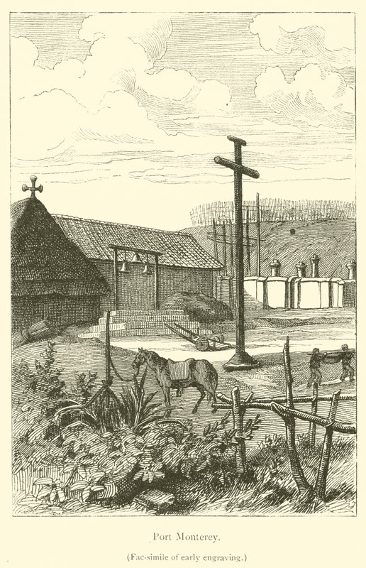 Port Monterey (gravering) af French School
