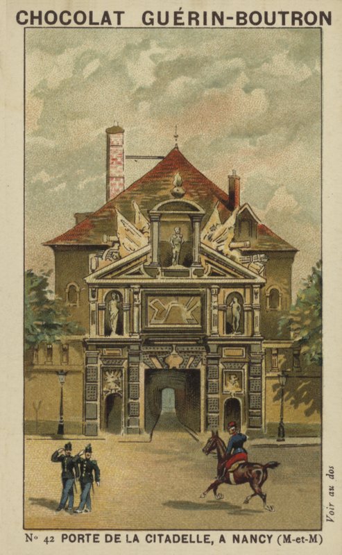 Porten til Citadellet, i Nancy, Meurthe-et-Moselle af French School
