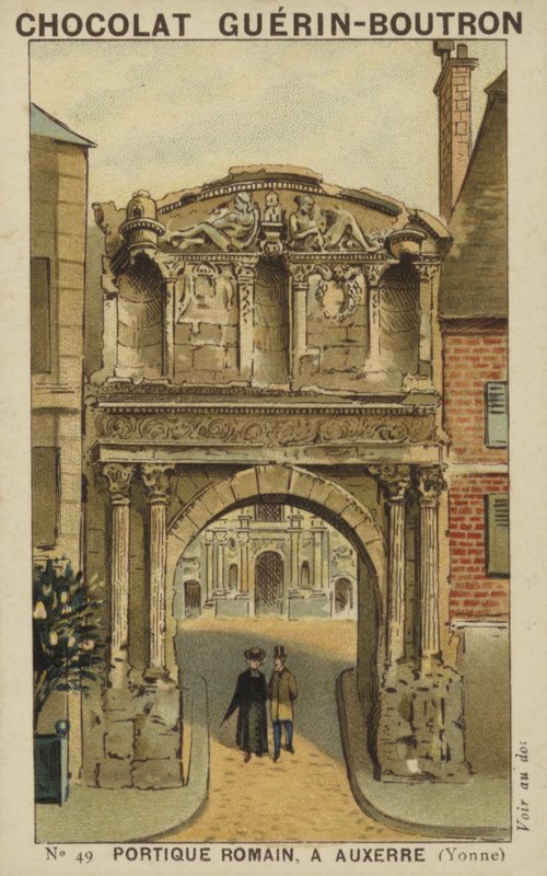 Romersk portik i Auxerre, Yonne af French School