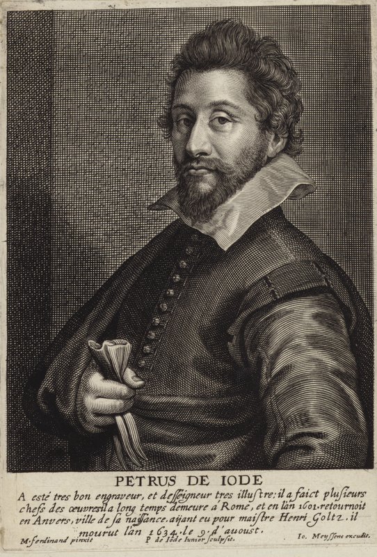 Portræt af Pieter de Jode I af French School