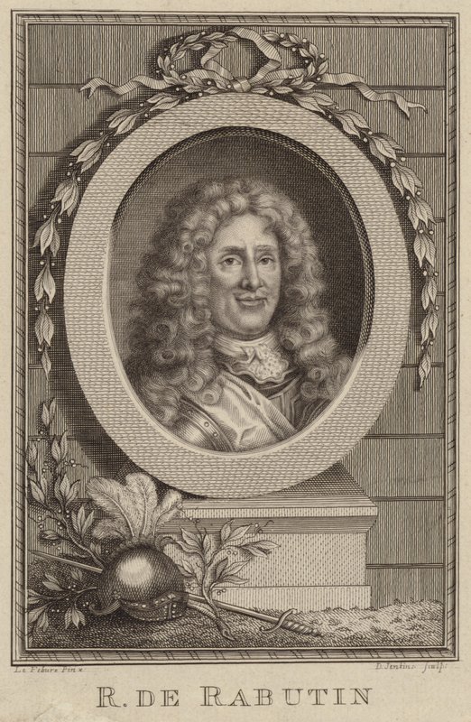 Portræt af Roger de Rabutin, greve af Bussy af French School