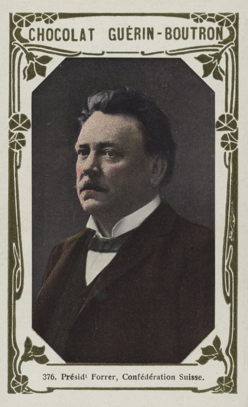 Præsident Forrer, Confederation Suisse (farvet foto) af French School