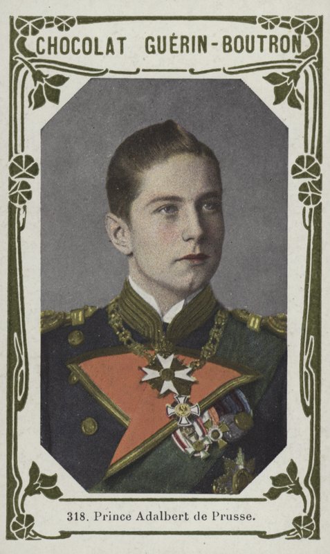 Prins Adalbert de Prusse (farvet foto) af French School