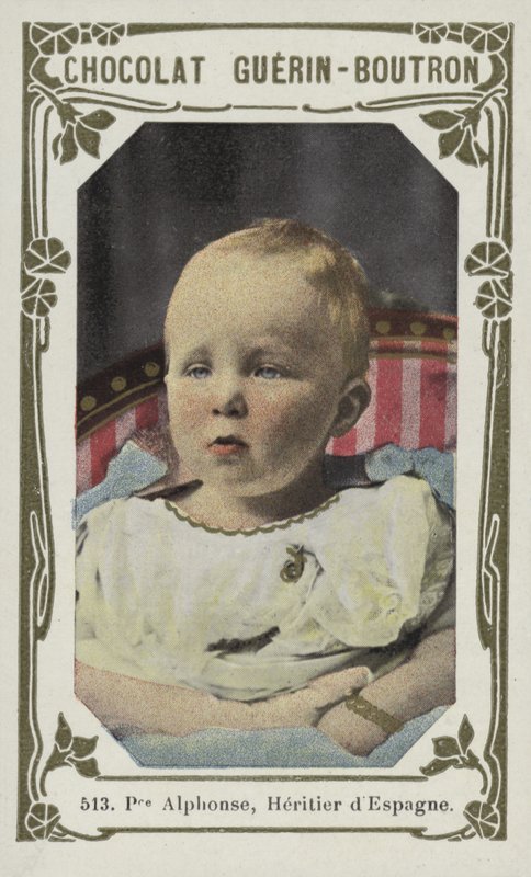 Prins Alphonse, Heritier dEspagne (farvet foto) af French School