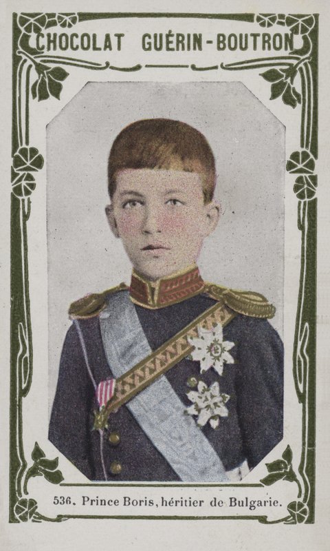Prins Boris, arving til Bulgarien (farvet foto) af French School
