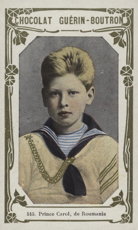 Prins Carol af Rumænien (farvet foto) af French School