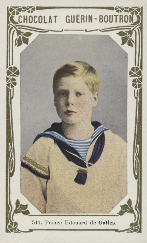 Prins Edward af Wales (farvet foto) af French School