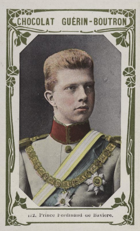 Prins Ferdinand de Baviere (farvet foto) af French School