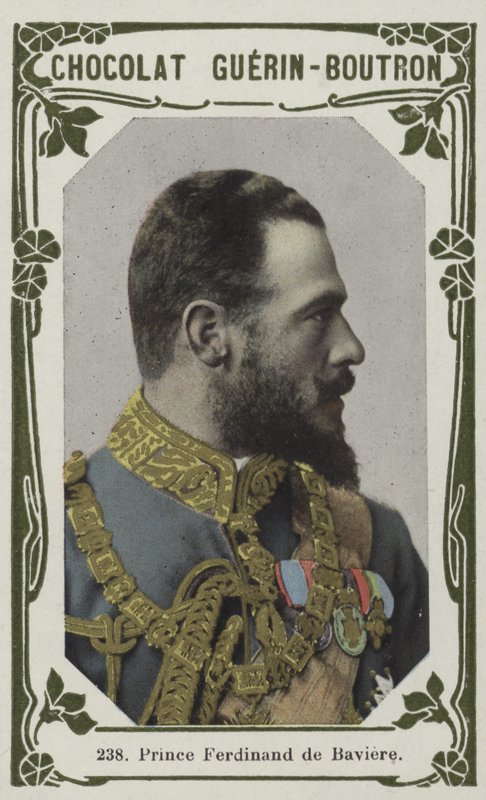 Prins Ferdinand de Baviere (farvet foto) af French School
