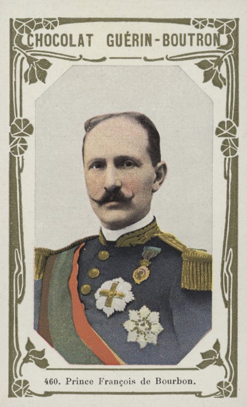 Prins Francois de Bourbon (farvet foto) af French School