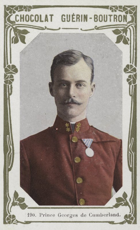 Prins Georges de Cumberland (farvet foto) af French School