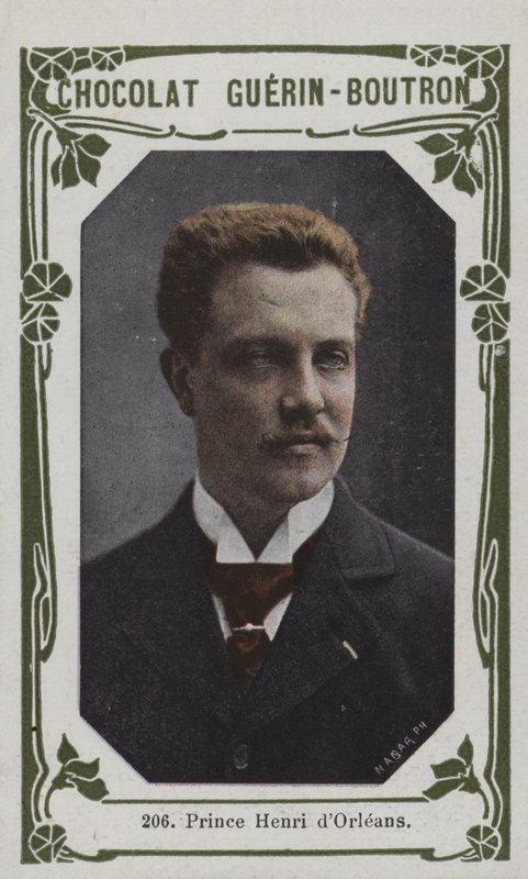 Prins Henri dOrleans (farvet foto) af French School