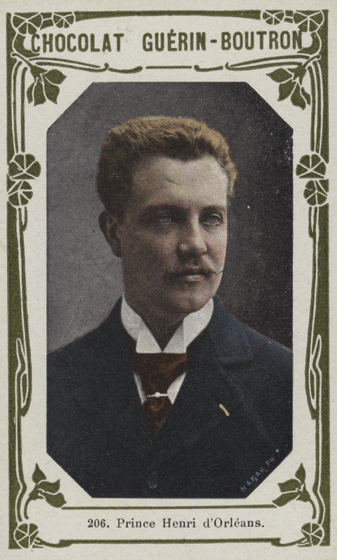 Prins Henri dOrleans (farvet foto) af French School