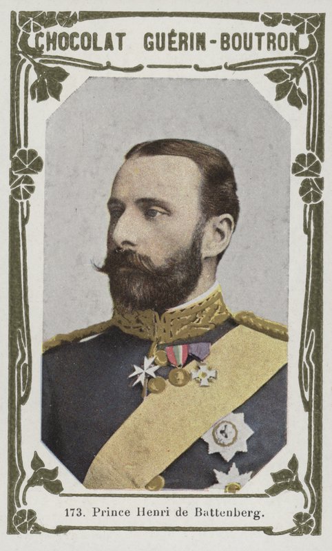 Prins Henri de Battenberg (farvet foto) af French School