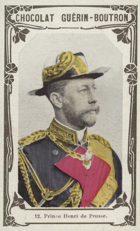 Prins Henrik af Preussen (farvet foto) af French School