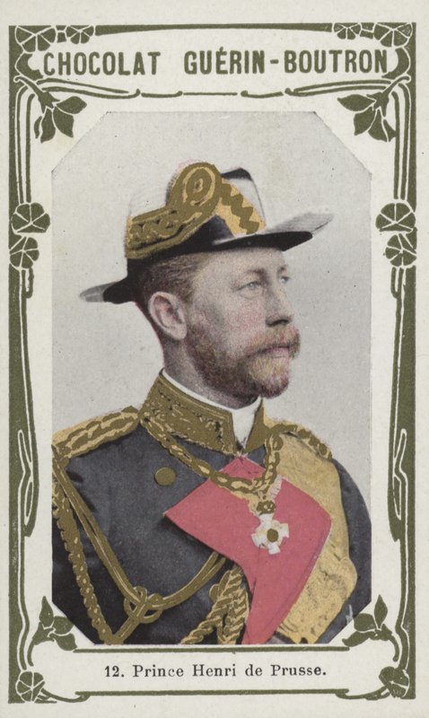 Prins Henrik af Preussen (farvet foto) af French School