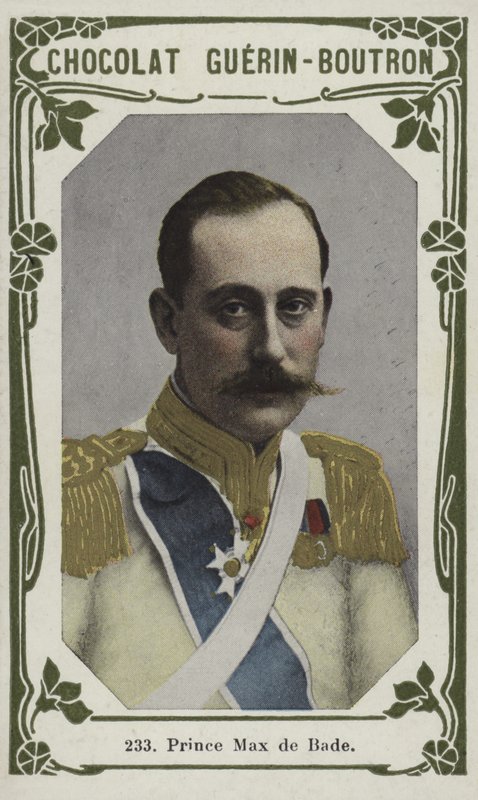 Prins Max de Bade (farvet foto) af French School