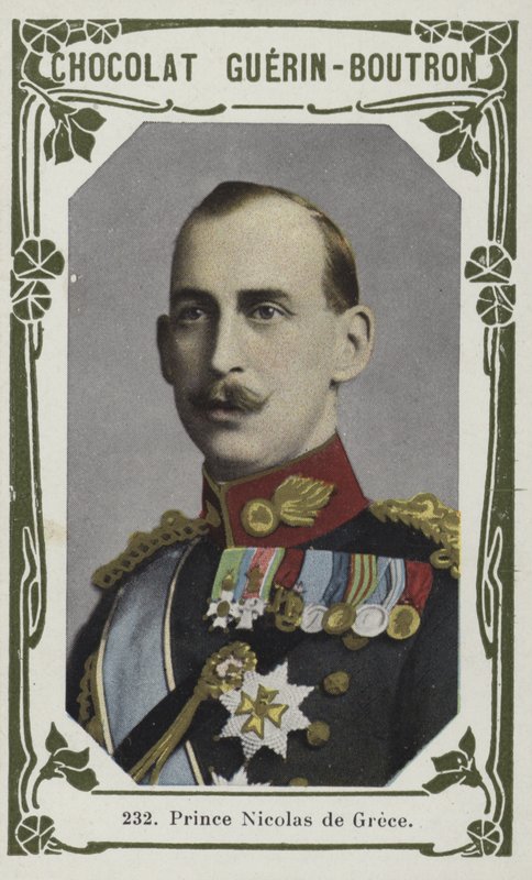 Prins Nicholas af Grækenland (farvet foto) af French School