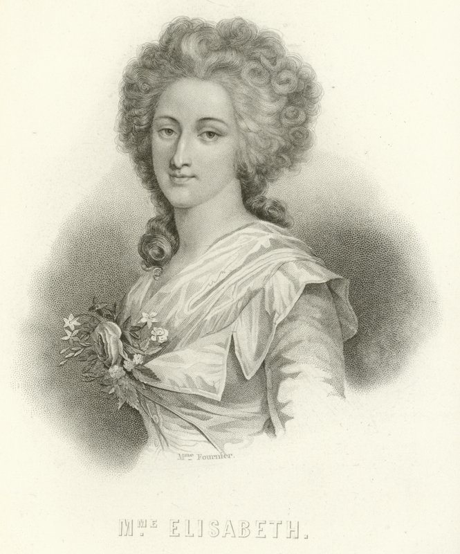 Prinsesse Elisabeth af Frankrig af French School