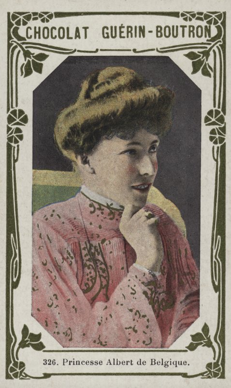 Prinsesse Albert af Belgien (farvet foto) af French School