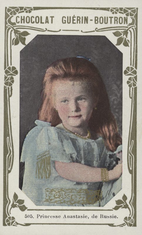 Prinsesse Anastasia af Rusland (farvet foto) af French School