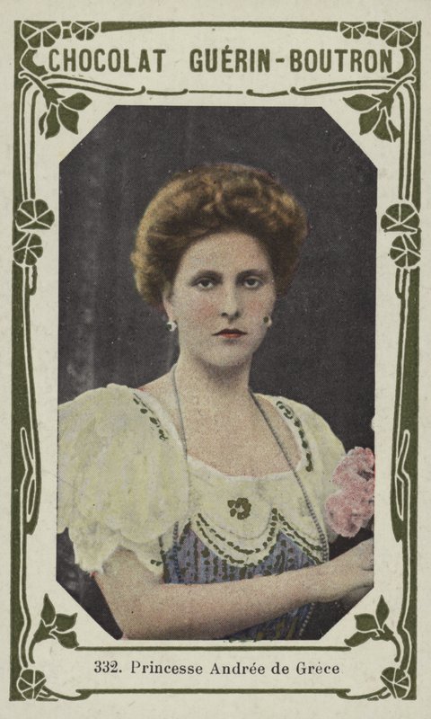 Prinsesse Andree af Grækenland (farvet foto) af French School
