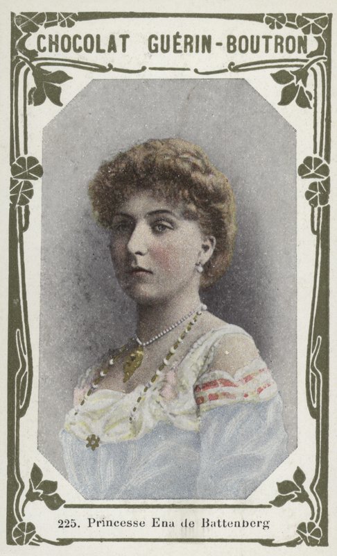 Prinsesse Ena af Battenberg (farvet foto) af French School