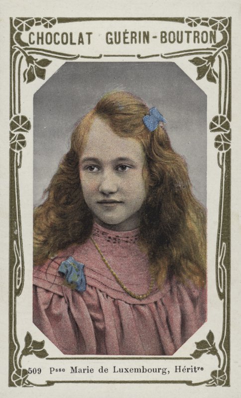 Prinsesse Marie af Luxembourg, arving (farvet foto) af French School