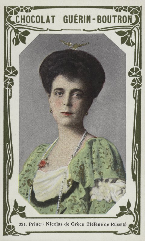 Prinsesse Nicolas af Grækenland, Helene af Rusland (farvet foto) af French School