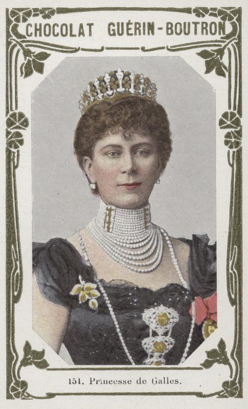 Prinsesse af Wales (farvet foto) af French School