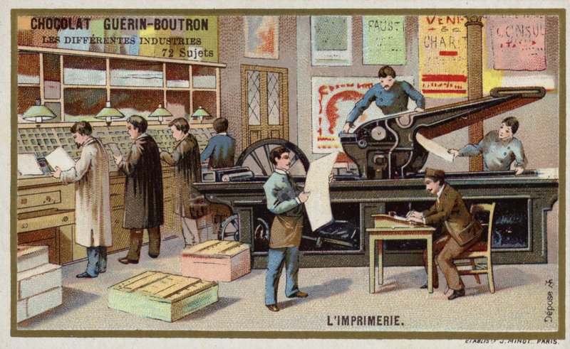 Printworks (chromolitho) af French School