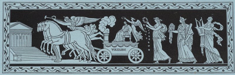 Procession, der bringer resterne af Voltaire til Pantheon, Paris, 1791 af French School