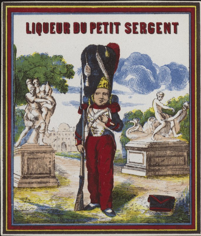 Produktmærke til Liqueur du Petit Sergent af French School