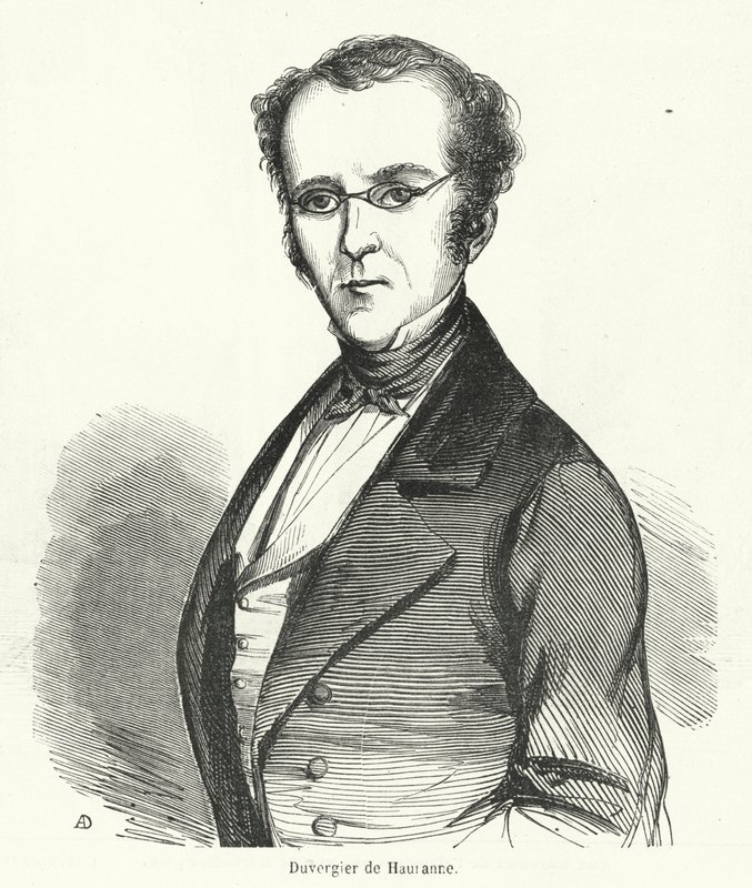 Prosper Duvergier de Hauranne, fransk politiker af French School