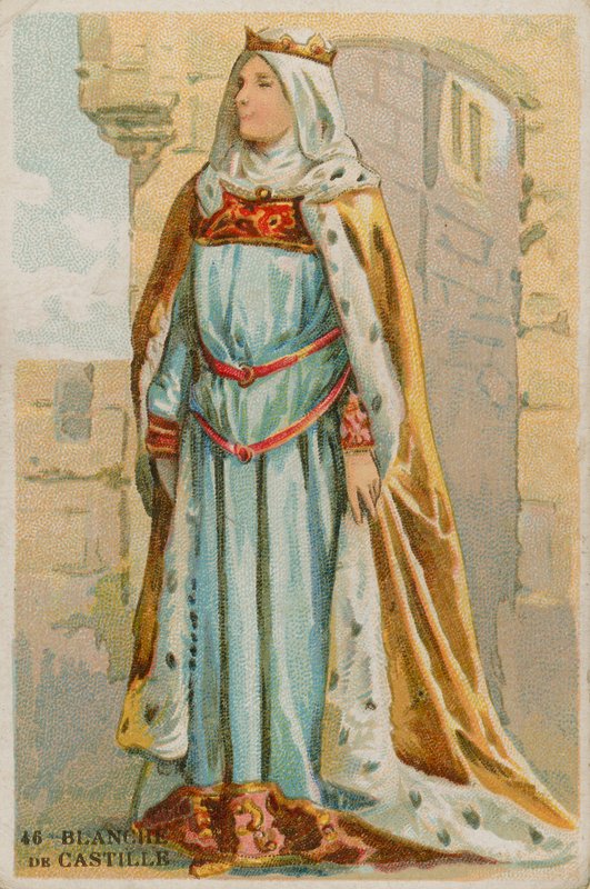 Dronning Blanche af Castilien af French School