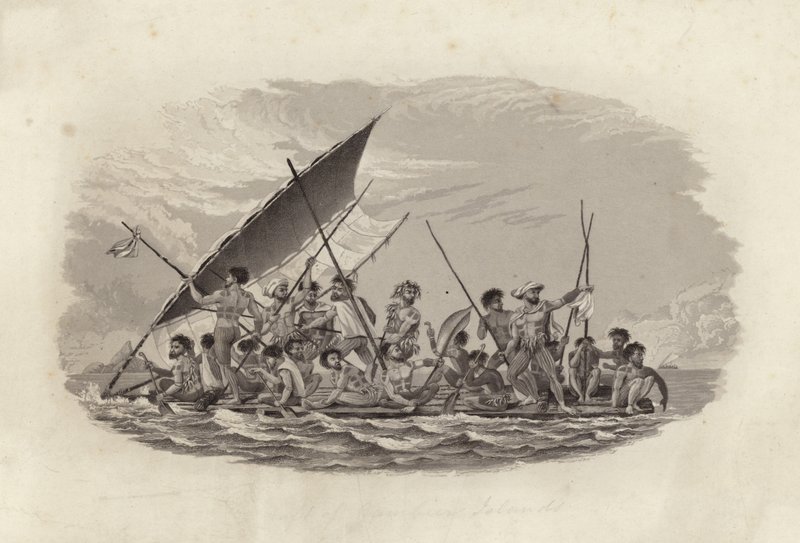 Raft, Gambierøerne af French School