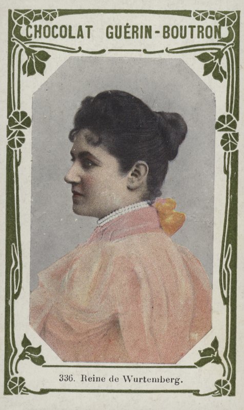 Reine de Wurtemberg (farvet foto) af French School