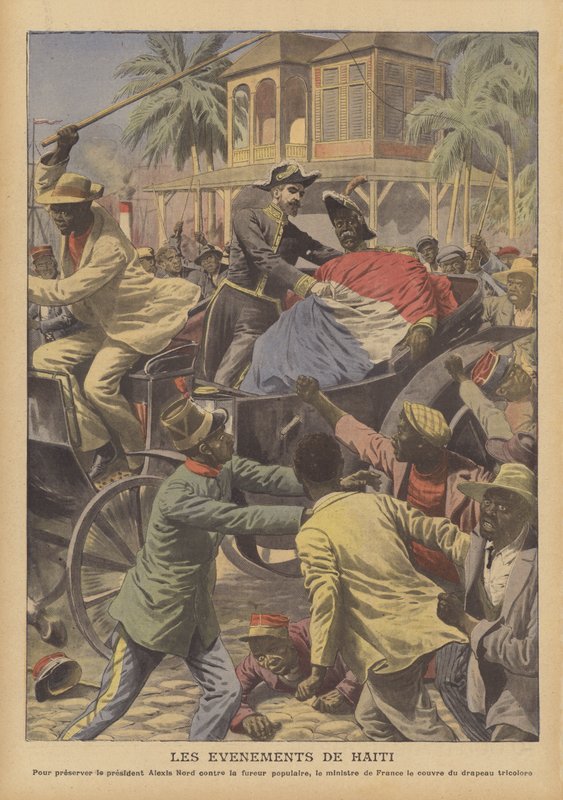 Revolution i Haiti af French School