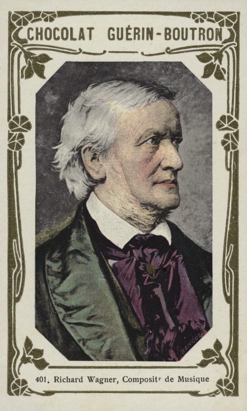 Richard Wagner, musikkomponist (farvet foto) af French School
